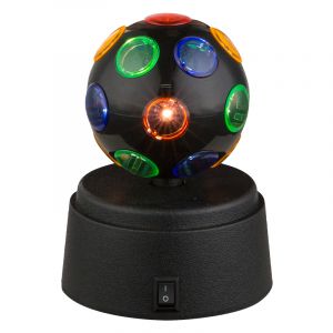 Lampe disco en plastique multicolore, Laurin, 0,6W, RGB LED, avec interrupteur