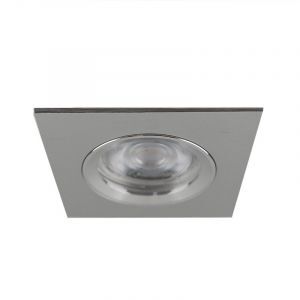 Spot encastré gris en aluminium, Mert