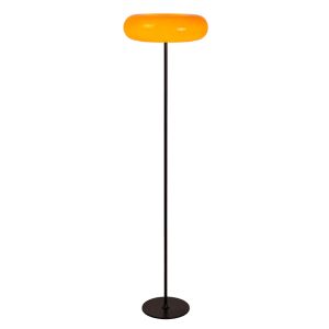Lampadaire rétro orange, Sentino, avec interrupteur