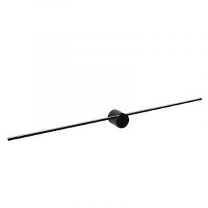 Applique murale moderne noire, Mizar, 10W, 2700K LED, IP44