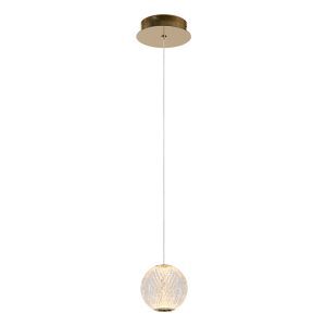 Suspension moderne transparente, Cintra, 5,7W, 2700K LED