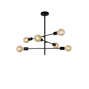 Lampe plafond moderne nickel, Lester