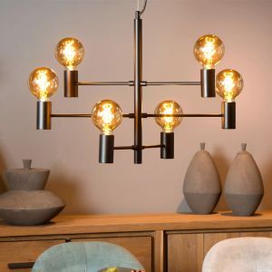 Suspension moderne noire, Leanne