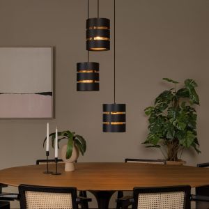 Suspension moderne noire, Rosas
