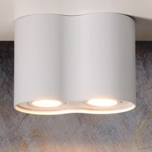 Spot plafond moderne blanc, Tube