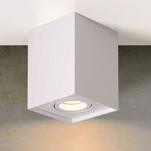 Spot plafond moderne blanc, Tube