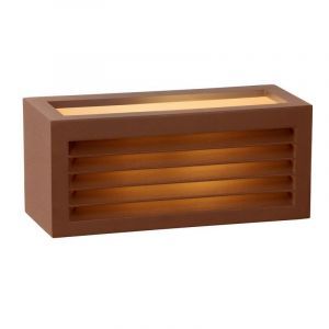 Luminaire extérieur moderne couleur rouille, Dimo, IP54