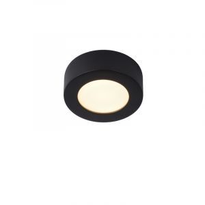 Lampe plafond moderne noire, Brice, 8W, 3000K LED, IP44