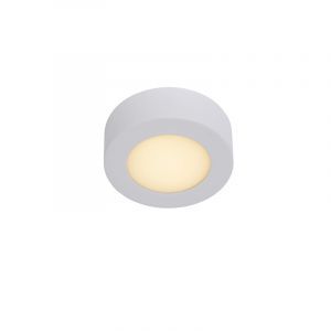 Lampe plafond moderne blanche, Brice, 8W, 3000K LED, IP44