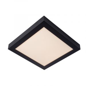 Lampe plafond moderne noire, Brice, 30W, 3000K LED, IP44