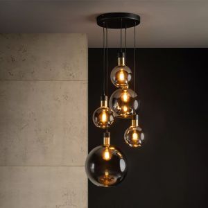 Suspension vintage grise, Julius