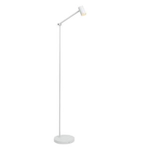 Lampadaire rechargeable moderne blanche, Tipik, 3W, 2700K LED, avec variateur tactile