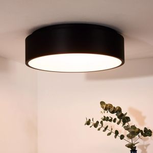 Lampe plafond moderne noire, Talowe, 30W, 3000K LED