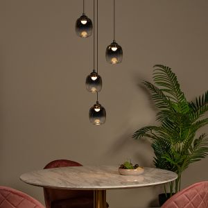 Suspension moderne grise, Tamino, 5,2W, 3000K LED