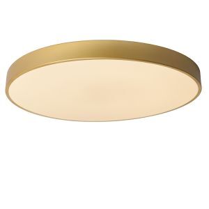 Lampe plafond moderne dorée, Unar, 60W, 2700K LED, gradable en 3 étapes