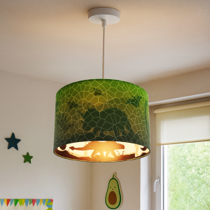 Suspension pour enfants verte moderne, Dino