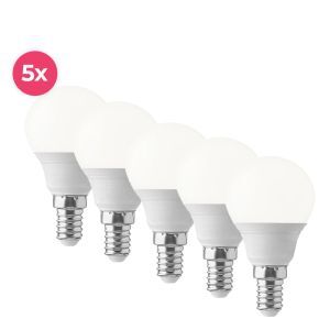 Lampe boule LED Lasco E14, 3w blanc chaud