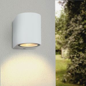 Luminaire extérieur en aluminium blanche, Corina, IP44