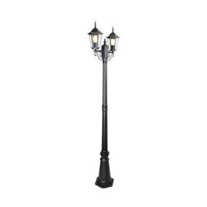 Luminaire extérieur classique noir, Tymo, IP44