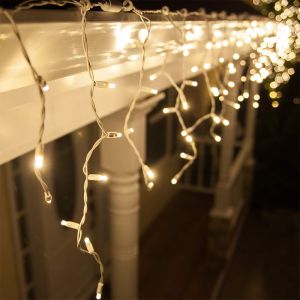 4m connectable glacon cordon blanc ip67 70 cm de hauteur blanc chaud
