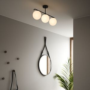 Plafonnier design noir, Grant