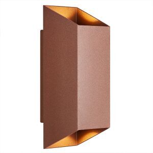 Luminaire extérieur moderne couleur rouille, Nico, IP54