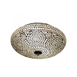 Lampe plafond orientale transparente mosaïque, Louay