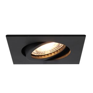Spot encastré noir en aluminium, Onno