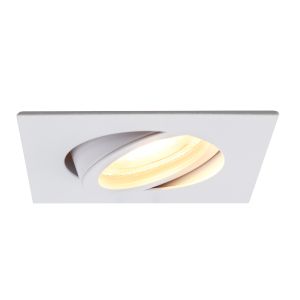 Spot encastré blanc en aluminium, Onno