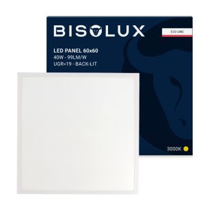 Panneau LED 60x60 - 40W - 3000K - UGR<19 - rétroéclairée