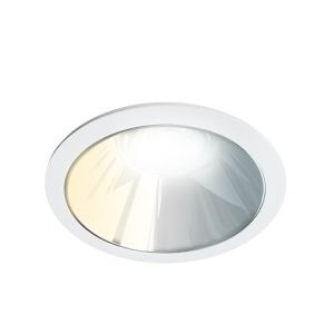 Downlight en aluminium blanc, Maud, 10W, white switch LED, IP22