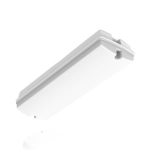 Luminaire escalier blanc en plastique, Pedram, 3W, 3000K LED, IP66