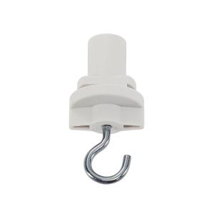 Adaptateur triphasé avec crochet, blanc, Pro