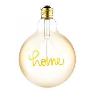 Lampe LED E27 dimmable avec filament home, G125, 4,5w, 1800K (chandelle)