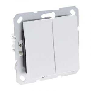 Interrupteur / interrupteur intégré Q-Link S-Line Switch, blanc polaire