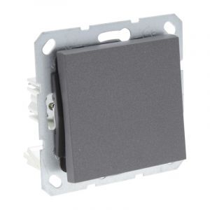 Commutateur intégré Q-Link S-Line Switch, noir / anthracite