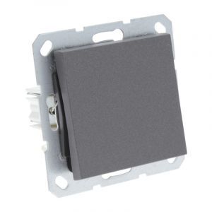 Interrupteur Q-Link S-Line Cross intégré, noir / anthracite