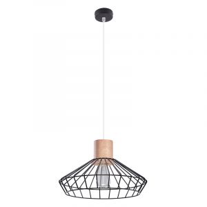 Suspension en bois marronne, Gesina