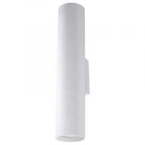 Applique up and down en aluminium blanche, Harley