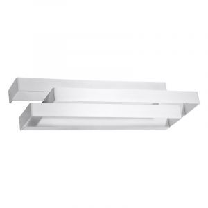 Applique up and down en aluminium blanche, Keshia