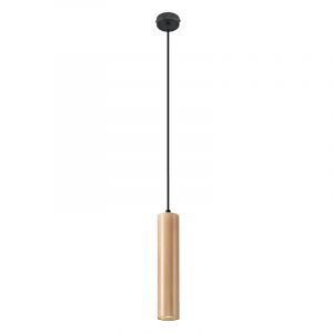 Suspension en bois marronne, Francina