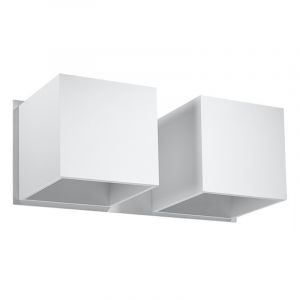 Applique up and down en aluminium blanche, Andro