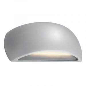 Applique up and down en verre grise, Laurenz