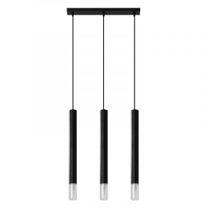 Suspension en verre noire, Ishani