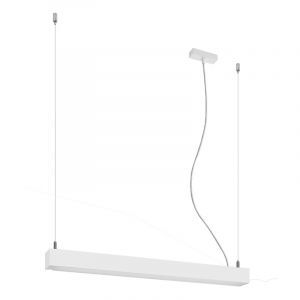 Suspension en aluminium blanche, Mascha, 22W, 3000K LED