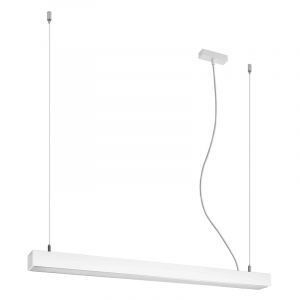 Suspension en aluminium blanche, Mascha, 31W, 3000K LED