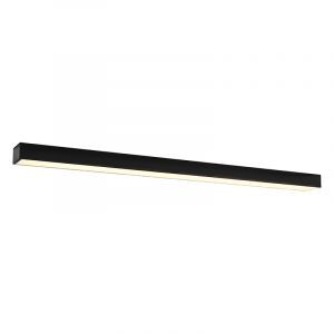 Plafonnier en aluminium noir, Mascha, 48W, 3000K LED