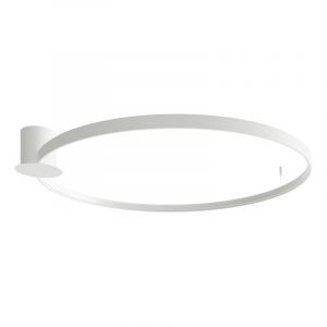 Lampe plafond en aluminium blanche, Ringo, 70W, 3000K LED