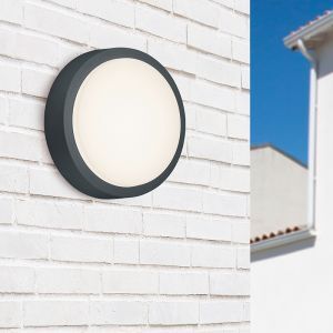 Luminaire extérieur moderne anthracite, Eva, 8,5W, 3000K LED, IP54