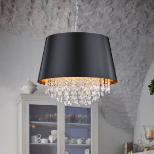 Suspension moderne chromée, Asiya